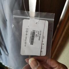 新品 ドレス ワンピース LL グレー パール レースの画像