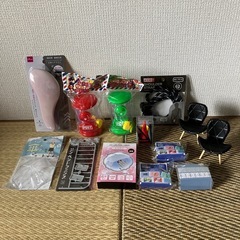 雑貨　ネイルライト　ポスト　マスキングテープ　ミニチュア傘　椅子...