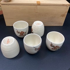 薩摩焼　酒器セット　木箱ありの画像