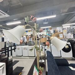 【ジ277】フロア スタンドライト 薔薇 (ma)