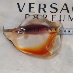 レトロ　マルティグラス　ガラス工芸　魚の置物　