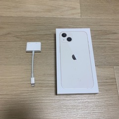 iPhone13の箱　ライトニング用HDMIケーブル