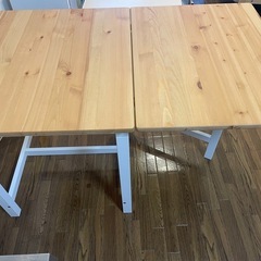 IKEA/ダイニングセット/テーブル(PINNTORP)・チェア(IVAR)の画像