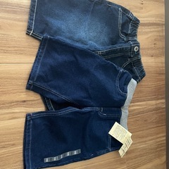 新品　ジーンズ　ハーフパンツ　110
