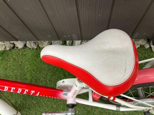 子供用自転車キッズバイク16インチ 手押し棒付きPERETA