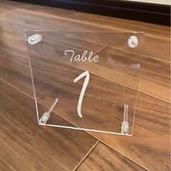 結婚式＊テーブルナンバー 1〜17の画像