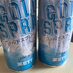 ZETT スポーツ 瞬間冷却スプレー　野球　サッカーなどの画像