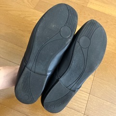 無印良品 羊皮 レザーシューズ 24.5cm  の画像