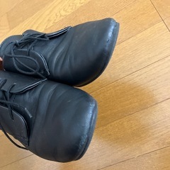 無印良品 羊皮 レザーシューズ 24.5cm  の画像