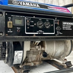 札幌市内配送可 動作良好 YAMAHA ヤマハ 発電機 EF2300 50Hz用 リコイル式