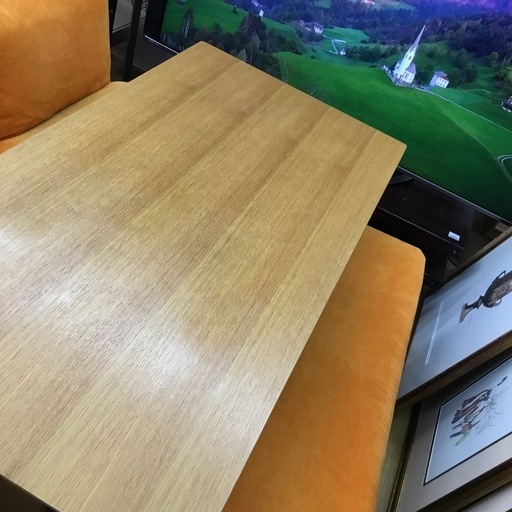 12万円前後のお品物　無印良品  オーク材　ダイニングセット　リビングでもダイニングでも使える　ベンチダイニング　低床　エキスパート藤