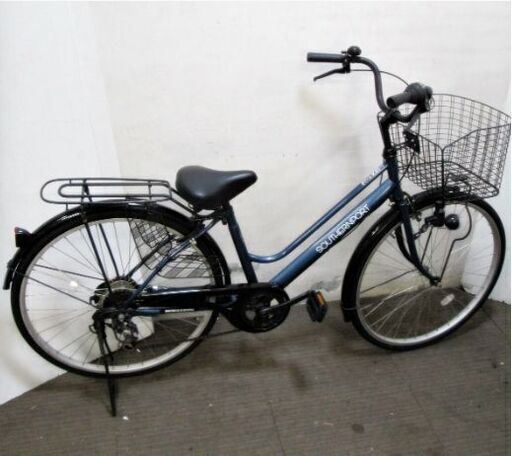 福岡市限定】自転車 26インチ 6段変速 鍵付き 直接引取歓迎 コーナン