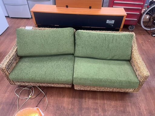 リサイクルショップどりーむ天保山店　No12513　ソファ　アジアデザイン　オシャレソファ