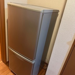 2ドア冷蔵庫 パナソニックNR-B144W