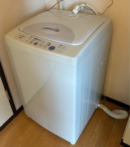 単身縦型洗濯機　TOSHIBA AW-424RP