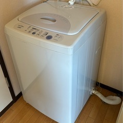 単身縦型洗濯機　TOSHIBA AW-424RP