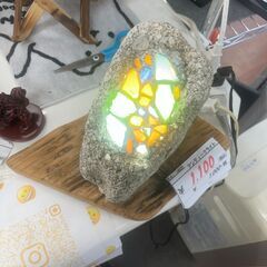 リサイクルショップどりーむ天保山店　No14029　ランプ　鉱石ランプ　オシャレ照明　間接照明の画像