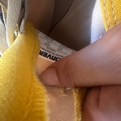 最終値下げ！CONVERSE 厚底 イエローの画像
