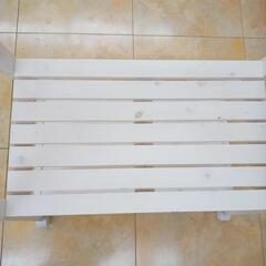 ★ジモティ割あり★  ハンガーラック ホワイト H64×D45×W155.5 クリーニング済み OJ5794の画像