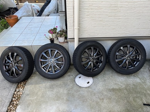 14X41/2J ホイール４本セット おまけの横浜タイヤアイスガード　スタッドレスタイヤ14インチ付き