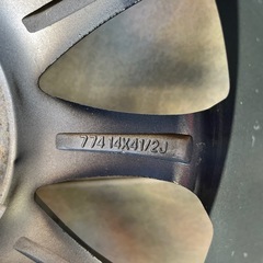 14X41/2J ホイール４本セット おまけの横浜タイヤアイスガード　スタッドレスタイヤ14インチ付きの画像