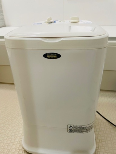 電動小型洗濯機⭐︎強力脱水できます！