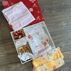 七五三　3歳お祝い着セット