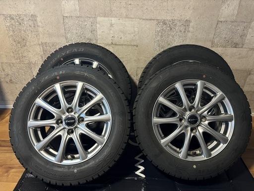 【冬タイヤ4本セット】175/65R/14 ホイール付き