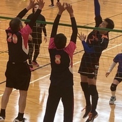 ソフトバレーボールを一緒にプレーしよ！！!(^^)!