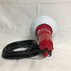 【北見市発】矢田電気 投光器 赤 (D6042kkm)の画像