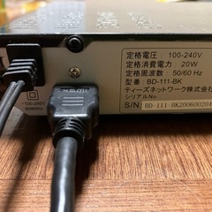 ブルーレイ　プレイヤー一式　の画像