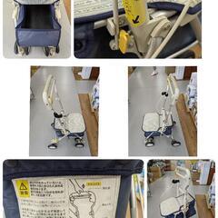 期間限定の特別値下げ！ J038 ★値下げ★使用感有り★象印ベビー★シルバーカー(ﾗｲﾄﾐﾆW)の画像