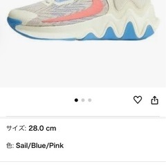 ②ナイキ　バッシュ　ヤニスイモータリティの画像