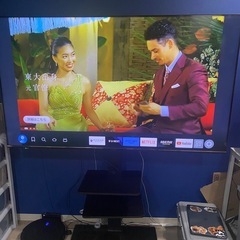 ハイセンス 65V型テレビ台付き