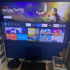 ハイセンス 65V型テレビ台付き