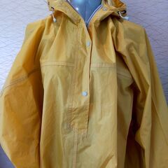 【美品】男女兼用　レインポンチョ（雨具）