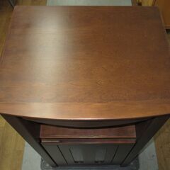 R508 電話台、FAX台、サイドスリムボード幅45cm Used・キレイの画像