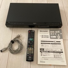 【ジャンク品】AQUOS Blu-rayレコーダー