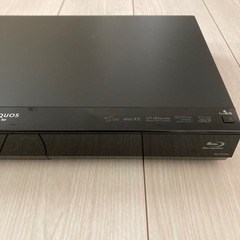 【ジャンク品】AQUOS Blu-rayレコーダーの画像