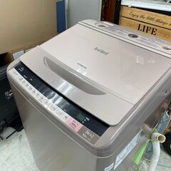 洗濯機の分解クリーニング行っています！配送設置込み　日立10K　DDモーター　2018年製　分解クリーニング済み！！