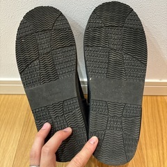 【決定】ムートンブーツ　黒　GU（？）XL 約26センチの画像