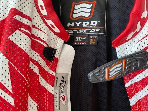 HYOD レーシングスーツ D3O PRO 革ツナギ MFJ公認 3LW2 検: RSタイチ クシタニ アルパインスターズ ベリック