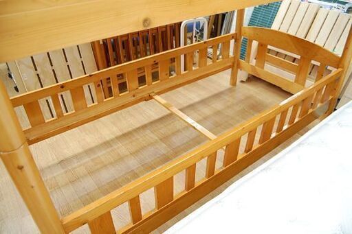 【商談中】 株式会社ティーアンドティー 2段ベッド 幅106×奥207×高160cm 組み立て簡単 子供ベッド 二段ベッド 札幌市 清