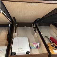 【愛品倶楽部柏店】跳ね上げ収納式シングルベッド/Ｆ：フランスベッド/Ｍ：サータ/Serta ポスチャーノーマル55 F1N ソフトの画像