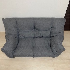 【値下げ！！！！】グレーの座椅子ベッドの画像