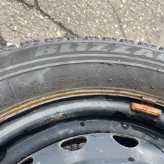 スタッドレスタイヤ　155 70 13の画像