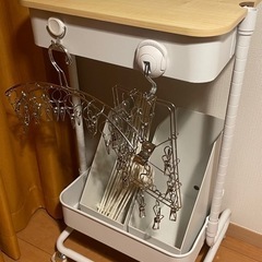 値下げ！山善 3段 ワゴンの画像