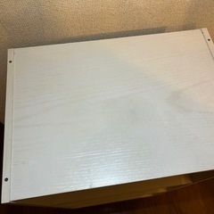 カラーボックス　白の画像