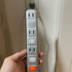 エレコム　電源タップ　6個口