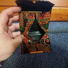 アジアン　エスニック　テイストな　小物入れ小銭入れの画像